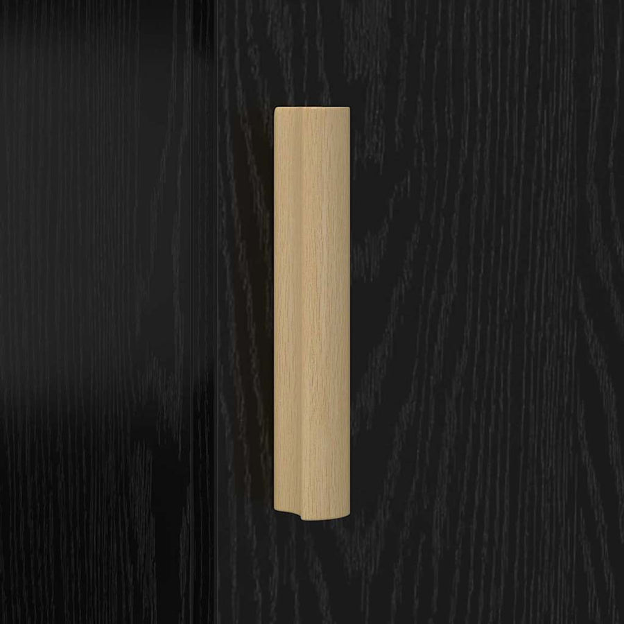 Bureau met plank Zwart Eiken 140 x 50 x 75 cm Bewerkt hout