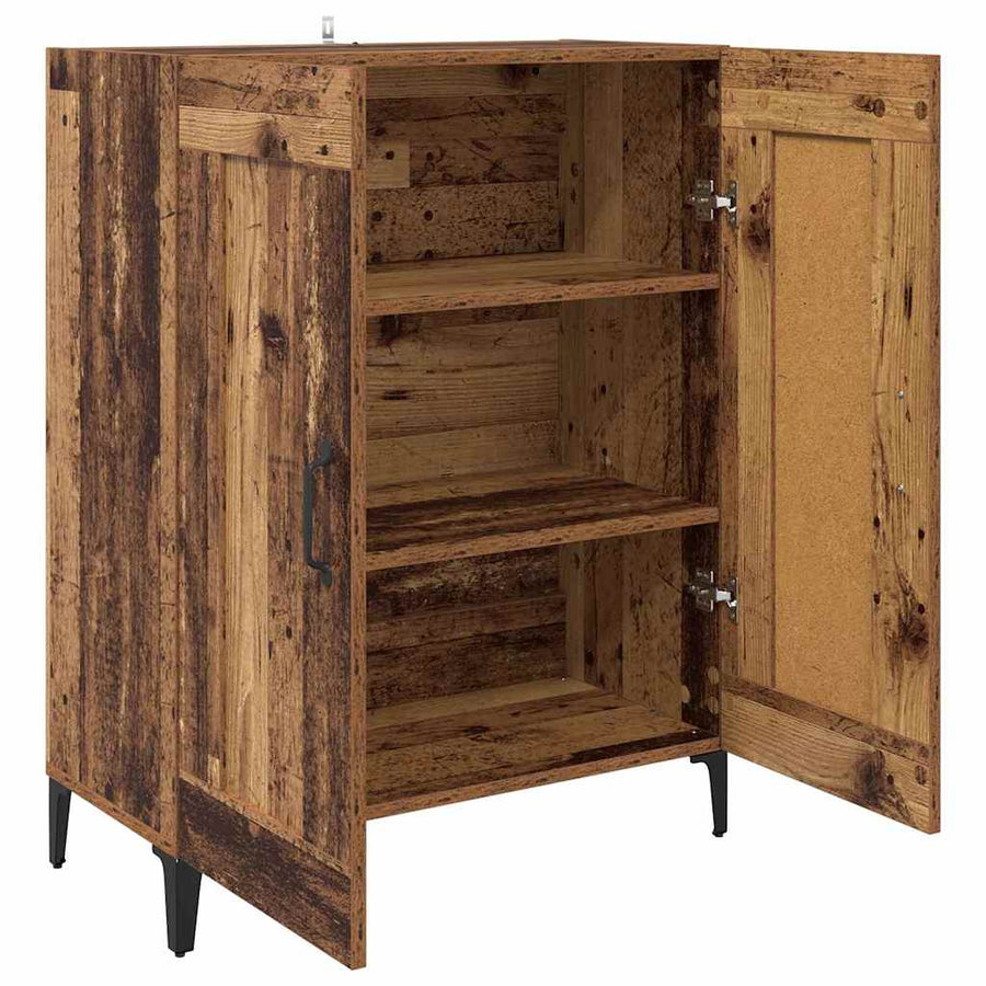 Dressoir Oud Hout 69,5 x 34 x 90 cm Bewerkt hout