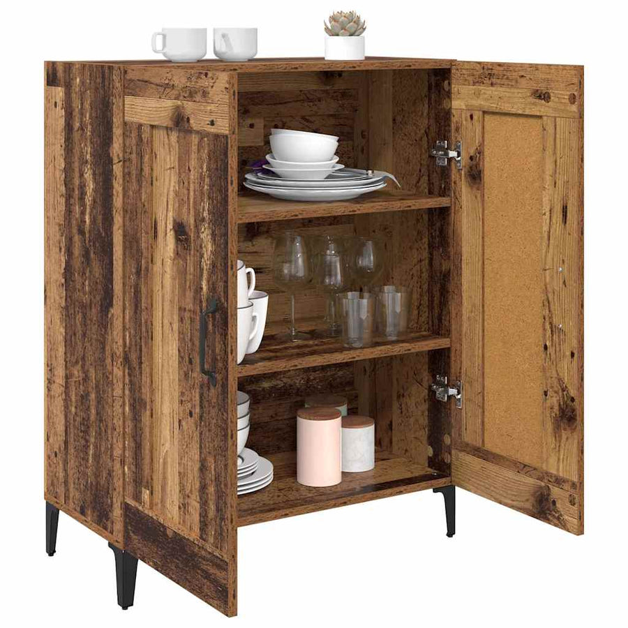 Dressoir Oud Hout 69,5 x 34 x 90 cm Bewerkt hout
