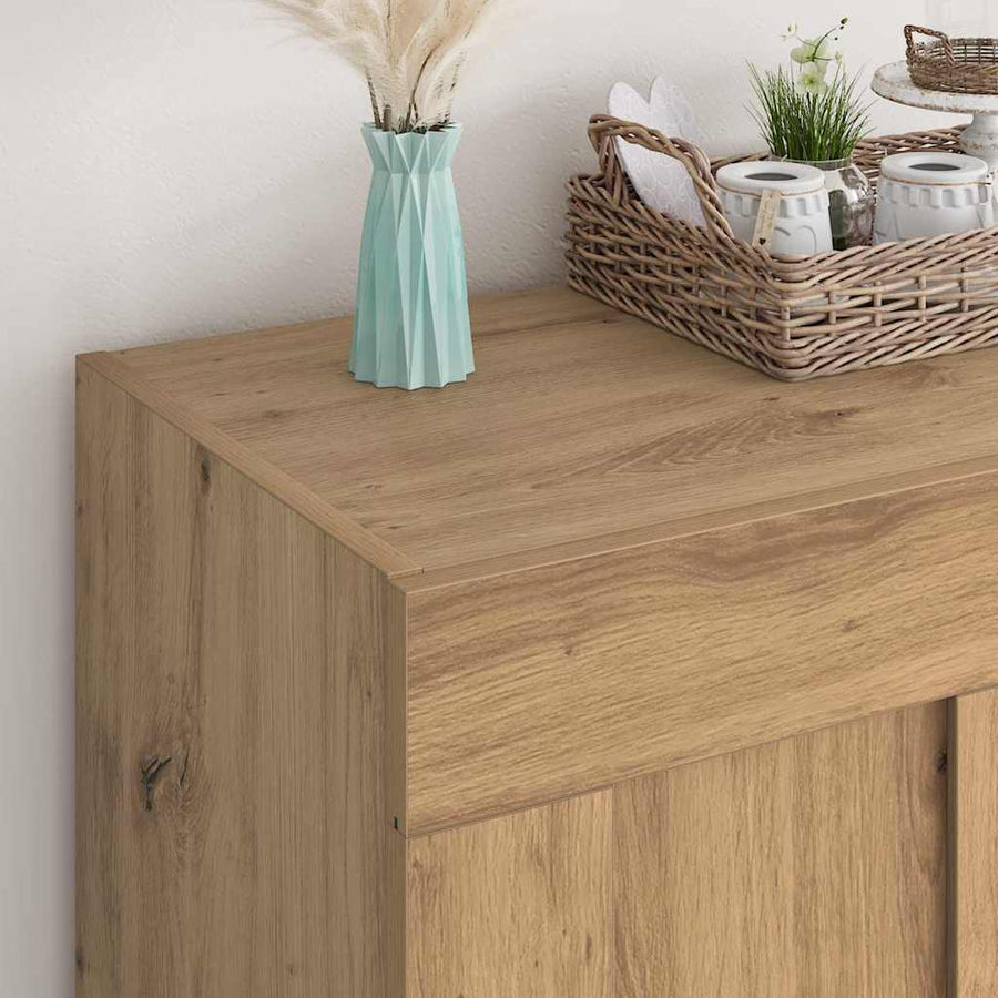 Dressoir Artisan Eiken 69,5 x 34 x 90 cm Bewerkt hout