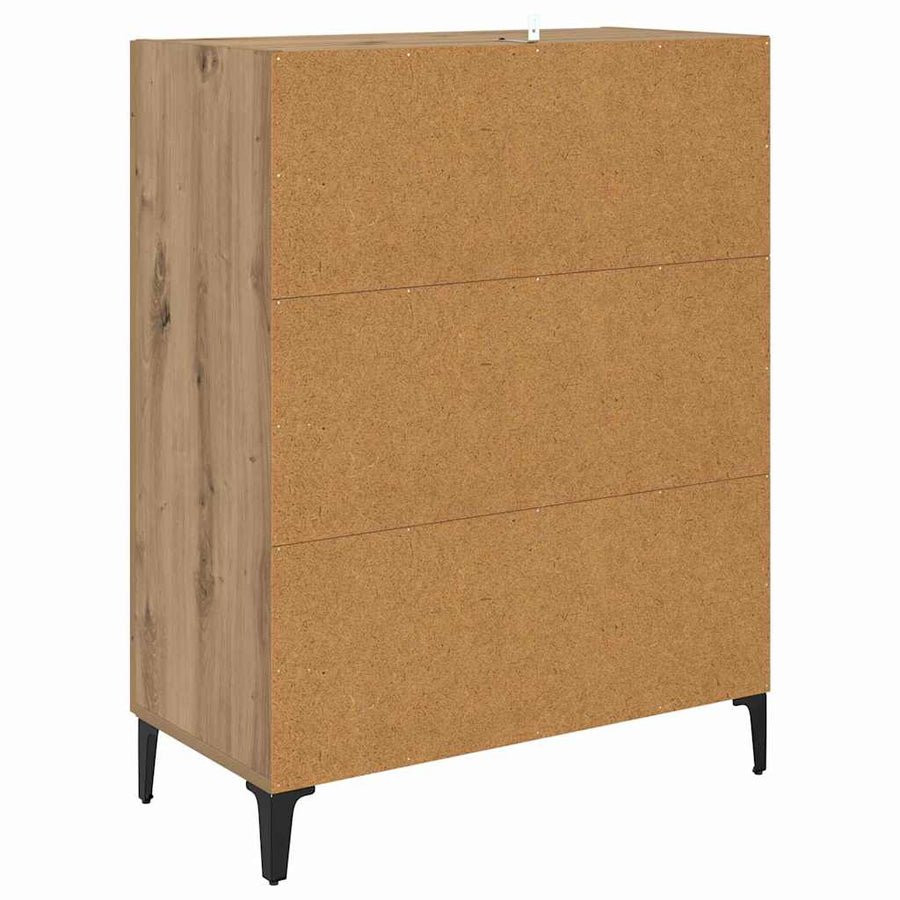 Dressoir Artisan Eiken 69,5 x 34 x 90 cm Bewerkt hout
