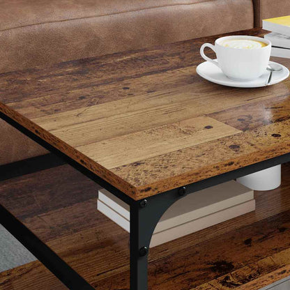 Salontafel Oud Hout 100 x 50 x 45 cm Bewerkt hout