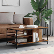 Salontafel Oud Hout 100 x 50 x 45 cm Bewerkt hout