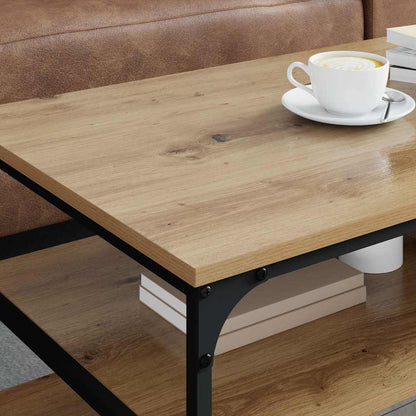 Salontafel Artisan Eiken 100 x 50 x 45 cm Bewerkt hout