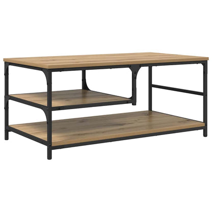 Salontafel Artisan Eiken 90 x 49 x 40 cm Bewerkt hout