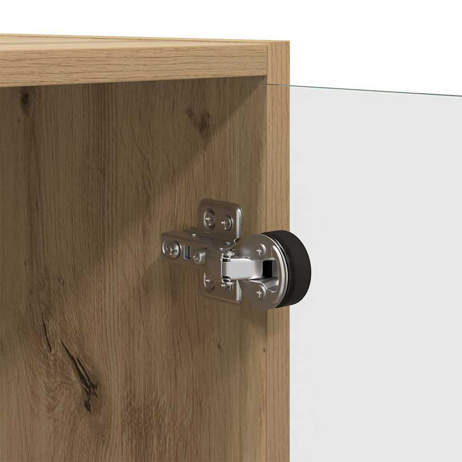 Bijzetkast Artisan Eiken 68 x 37 x 75,5 cm Bewerkt hout