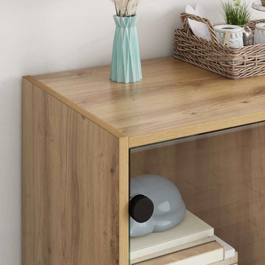 Bijzetkast Artisan Eiken 68 x 37 x 75,5 cm Bewerkt hout