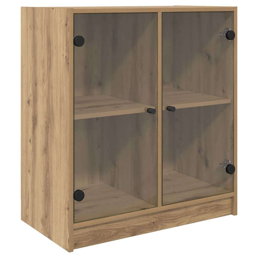 Bijzetkast Artisan Eiken 68 x 37 x 75,5 cm Bewerkt hout