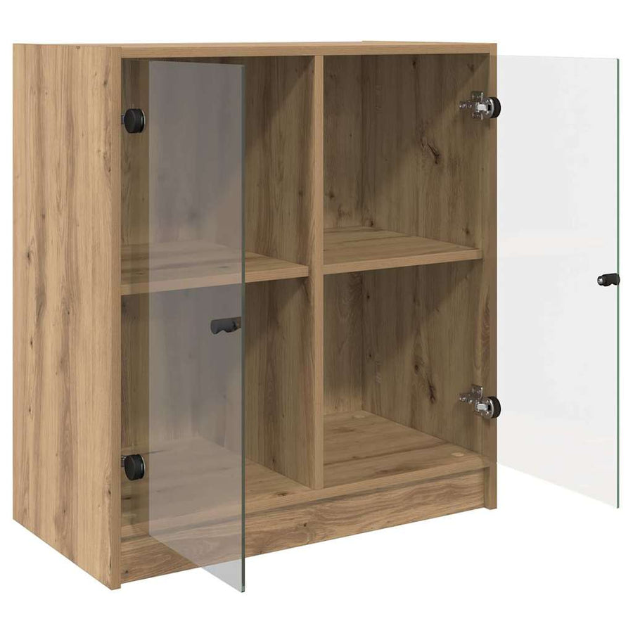 Bijzetkast Artisan Eiken 68 x 37 x 75,5 cm Bewerkt hout