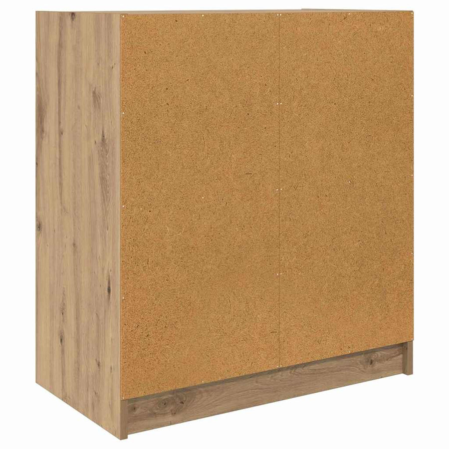 Bijzetkast Artisan Eiken 68 x 37 x 75,5 cm Bewerkt hout