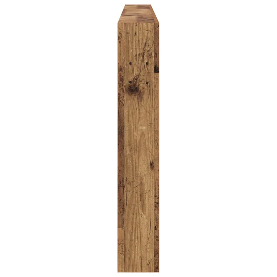 Hoofdbord met plank Oud Hout 200 x 17 x 102 cm Bewerkt hout