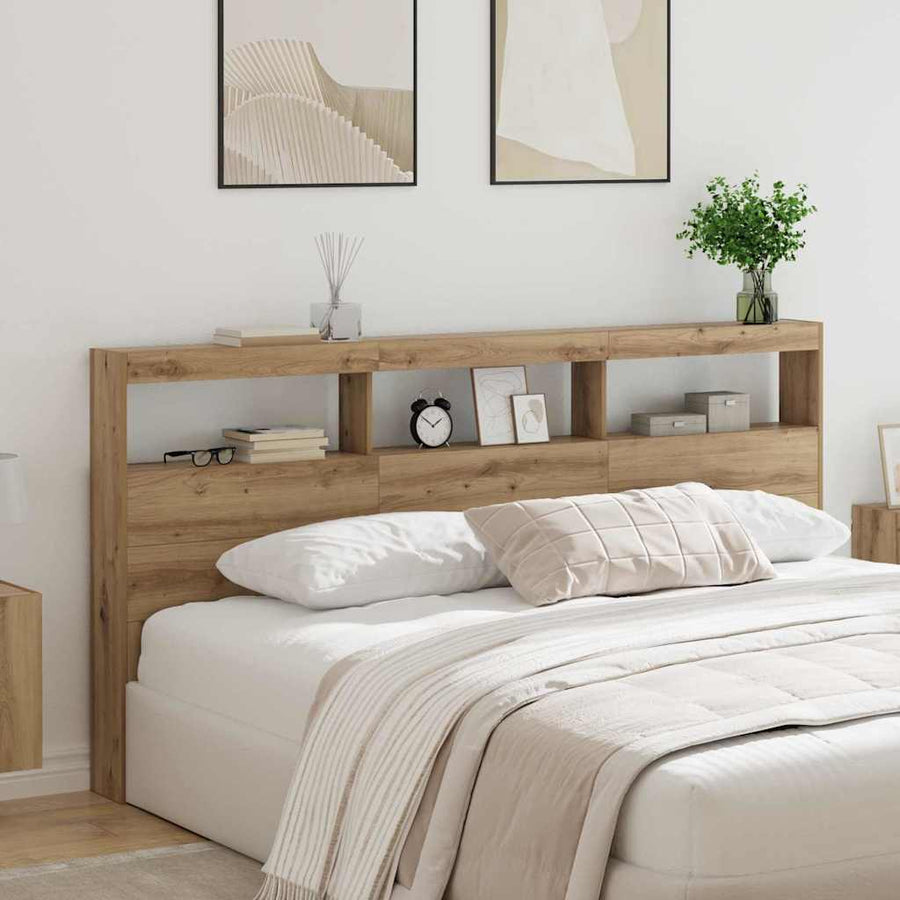Hoofdbord Artisan Eiken 200 x 17 x 102 cm Bewerkt hout
