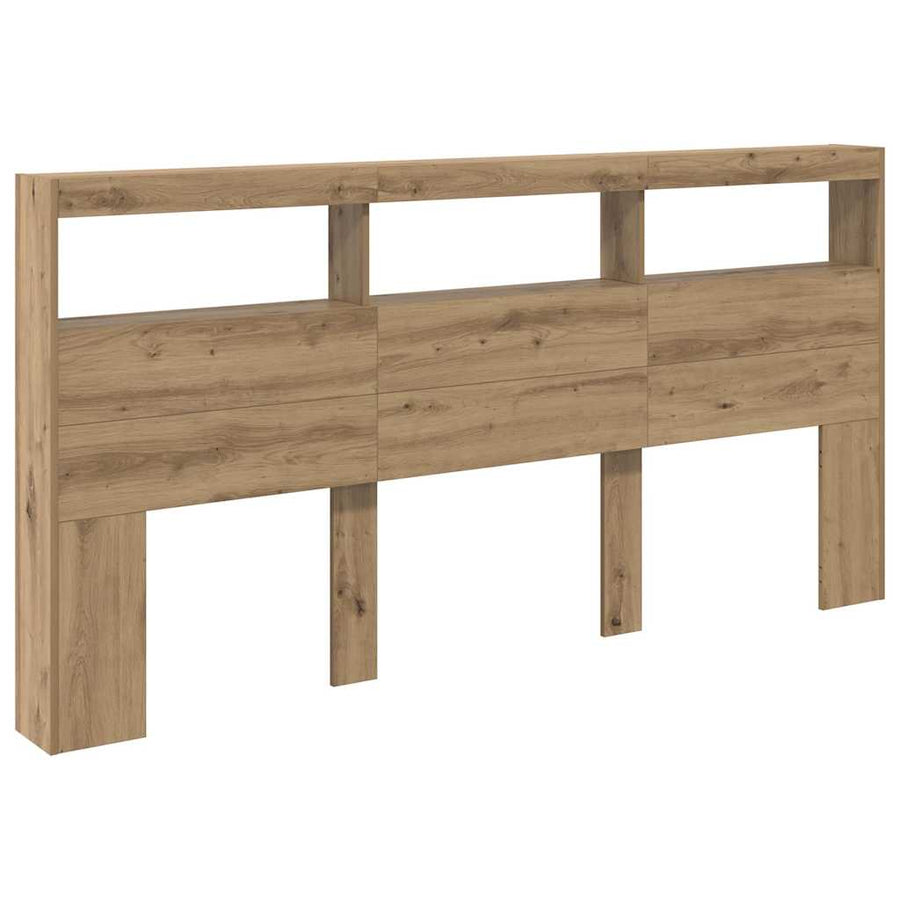 Hoofdbord Artisan Eiken 200 x 17 x 102 cm Bewerkt hout