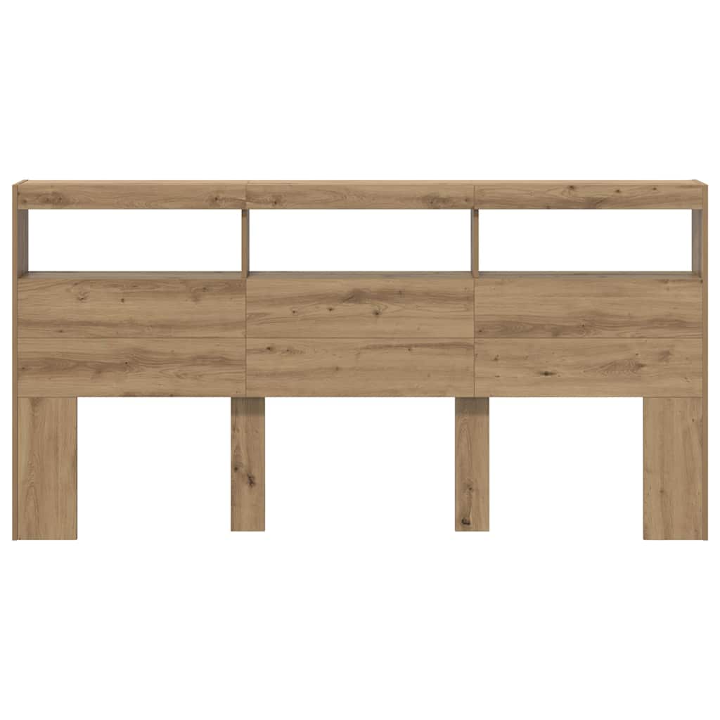 Hoofdbord Artisan Eiken 200 x 17 x 102 cm Bewerkt hout