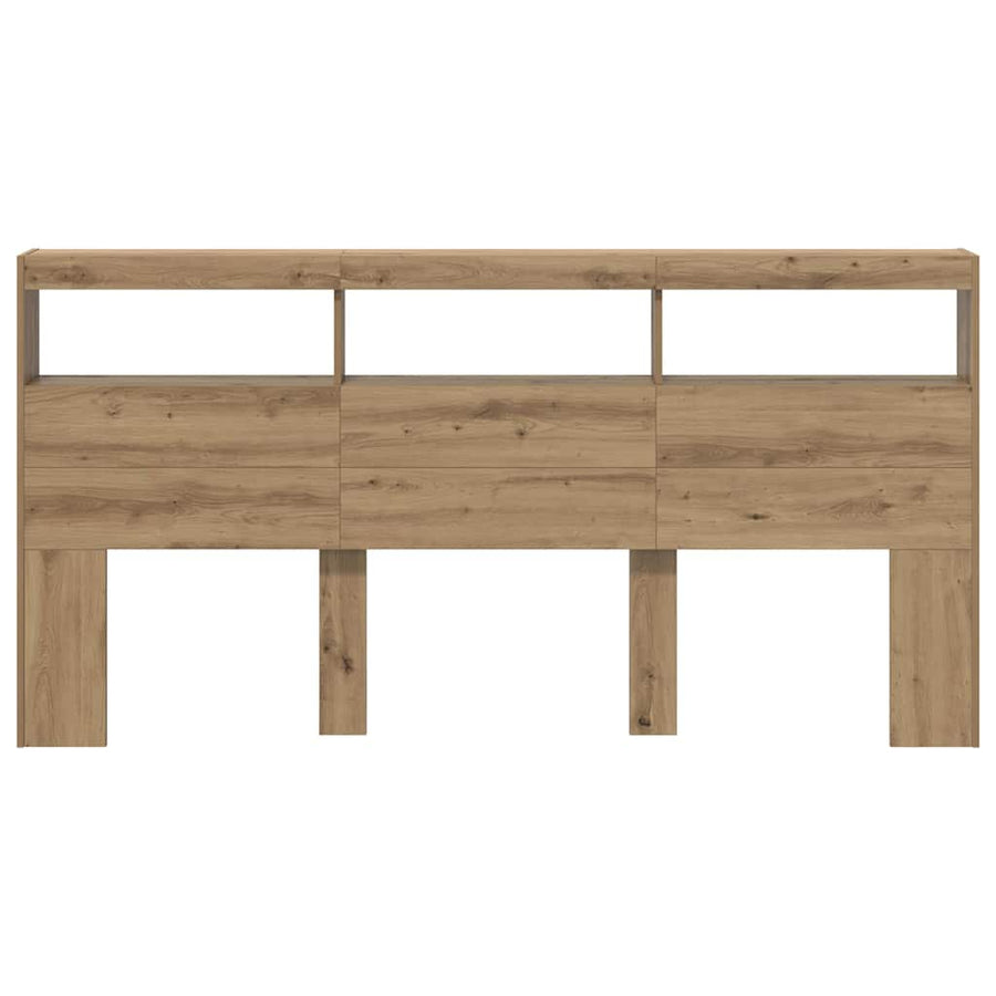 Hoofdbord Artisan Eiken 200 x 17 x 102 cm Bewerkt hout
