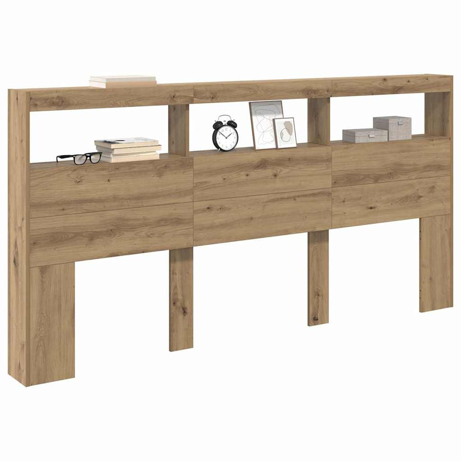 Hoofdbord Artisan Eiken 200 x 17 x 102 cm Bewerkt hout