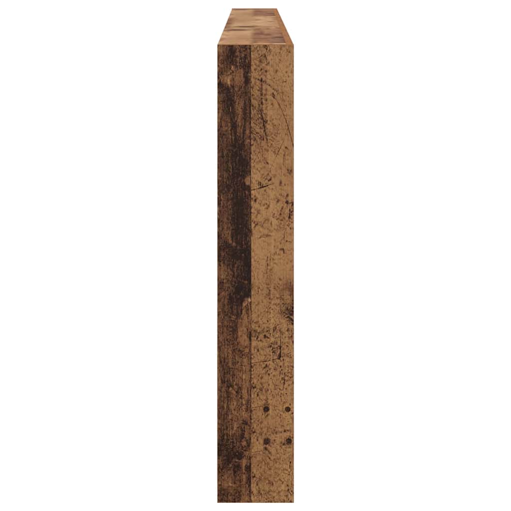 Hoofdbord met plank Oud Hout 220 x 17 x 102 cm Bewerkt hout