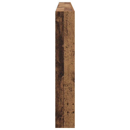 Hoofdbord met plank Oud Hout 220 x 17 x 102 cm Bewerkt hout