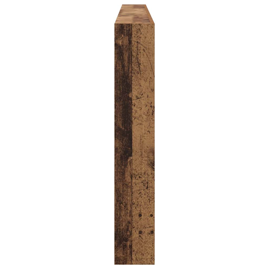Hoofdbord met plank Oud Hout 220 x 17 x 102 cm Bewerkt hout