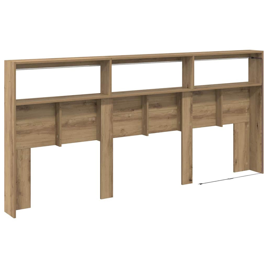 Hoofdbord Artisan Eiken 220 x 17 x 102 cm Bewerkt hout