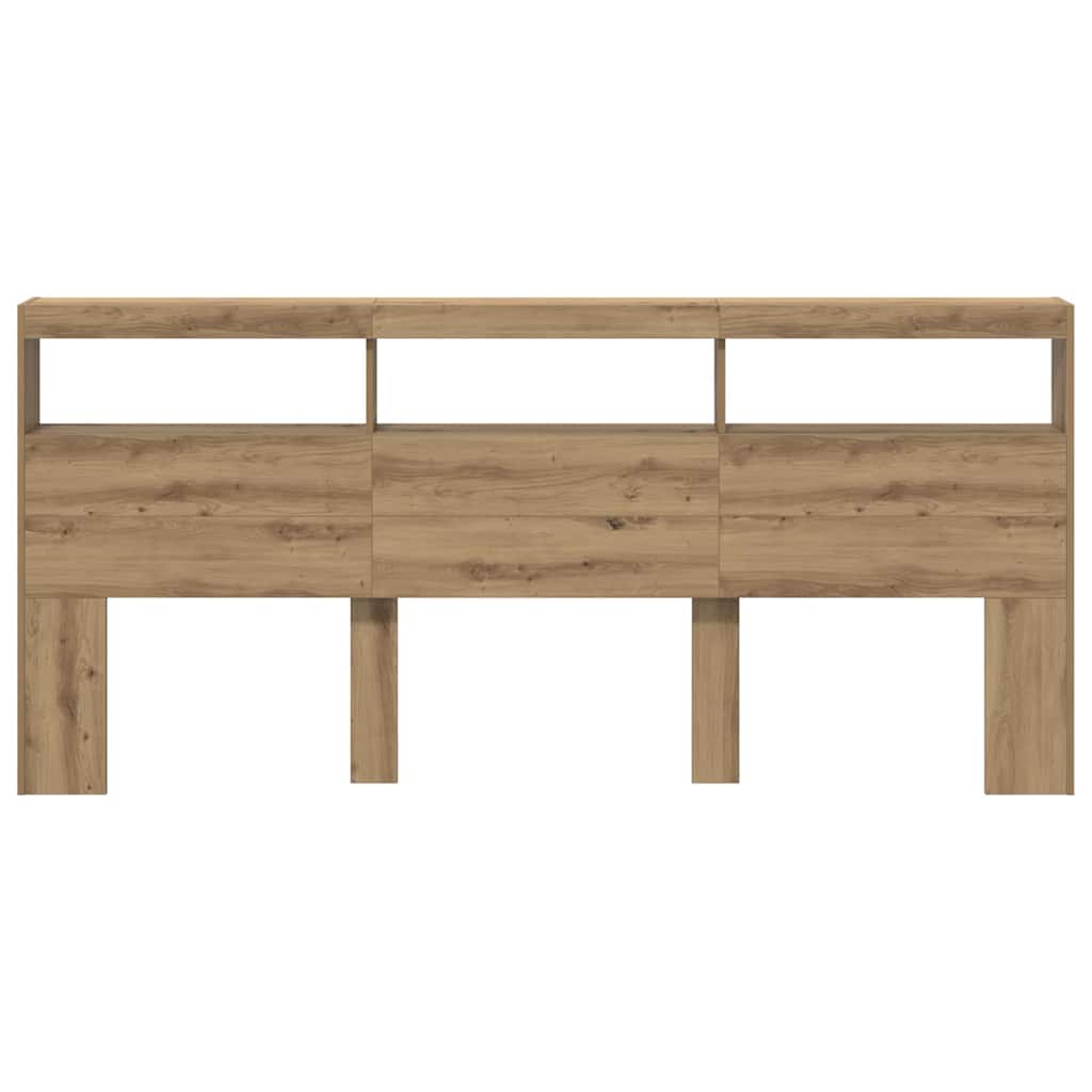 Hoofdbord Artisan Eiken 220 x 17 x 102 cm Bewerkt hout