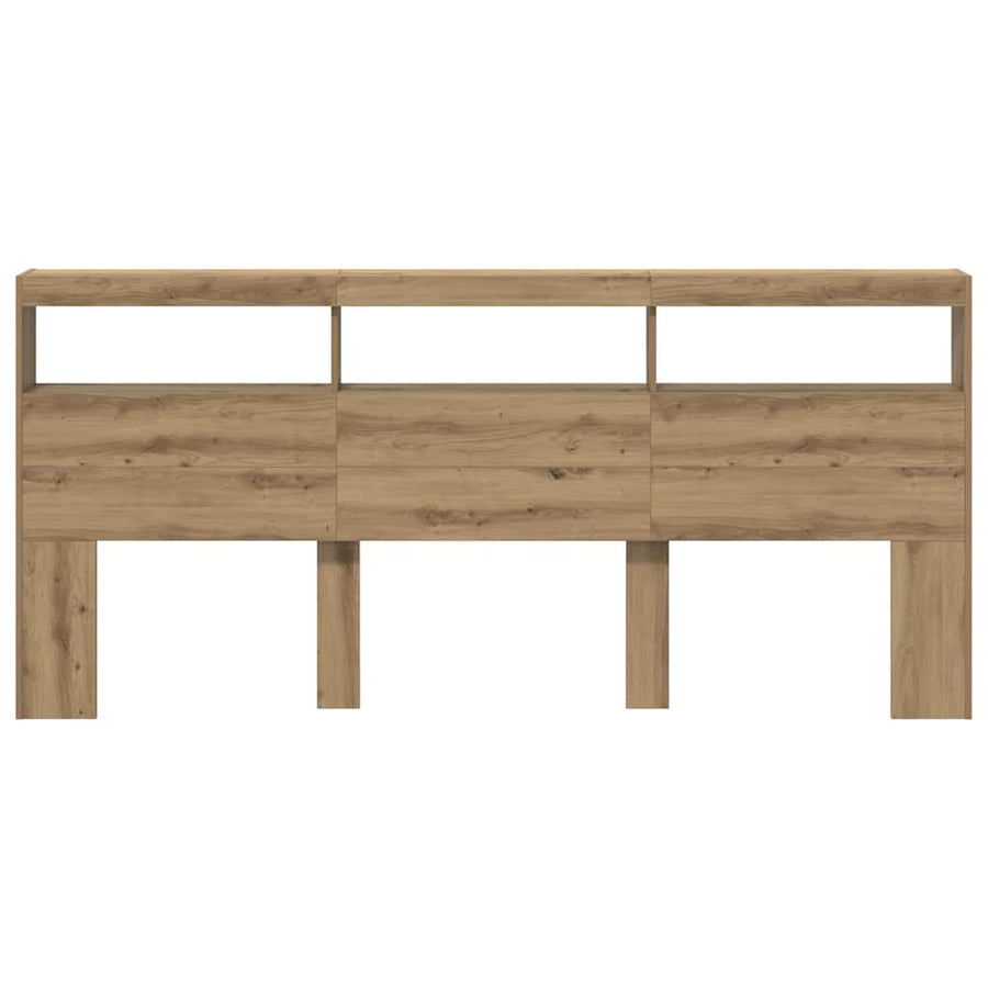 Hoofdbord Artisan Eiken 220 x 17 x 102 cm Bewerkt hout