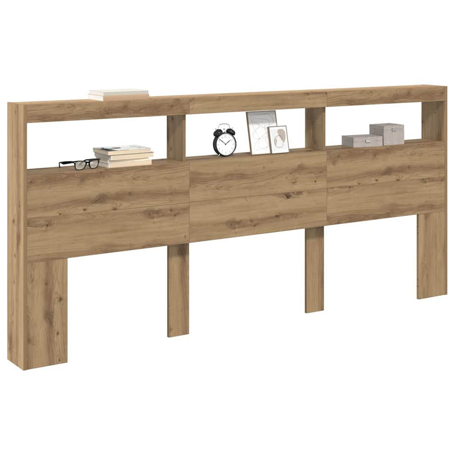 Hoofdbord Artisan Eiken 220 x 17 x 102 cm Bewerkt hout