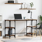 Bureau 140x50x75 cm bewerkt hout
