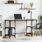 Bureau 140x50x75 cm bewerkt hout