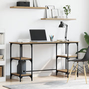 Bureau 140x50x75 cm Artisan Eiken bewerkt hout