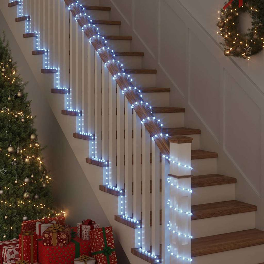 Touwenlicht met 2400 LED Koud Wit 100 m PVC