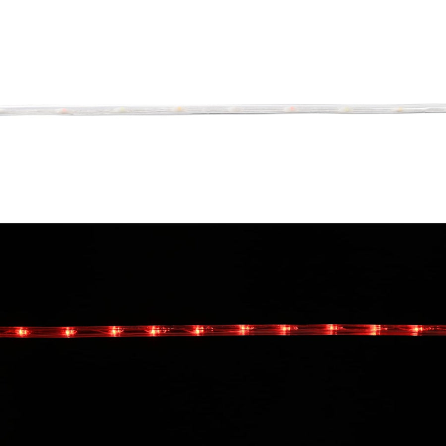 Touwenlicht met 1200 LED Rood 50 m PVC