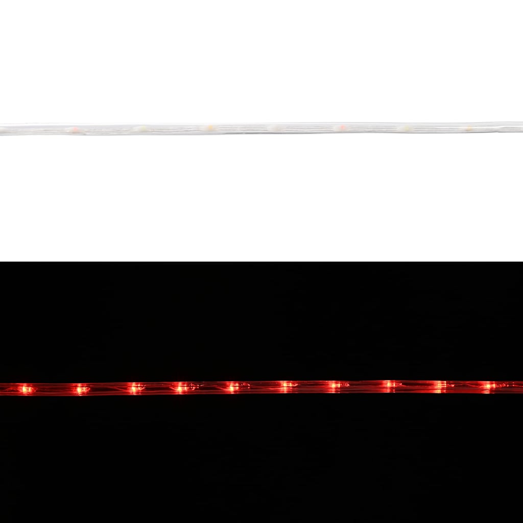Touwenlicht met 2400 LED Rood 100 m PVC