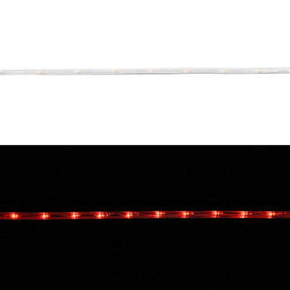 Touwenlicht met 2400 LED Rood 100 m PVC