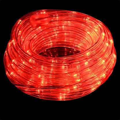 Touwenlicht met 2400 LED Rood 100 m PVC
