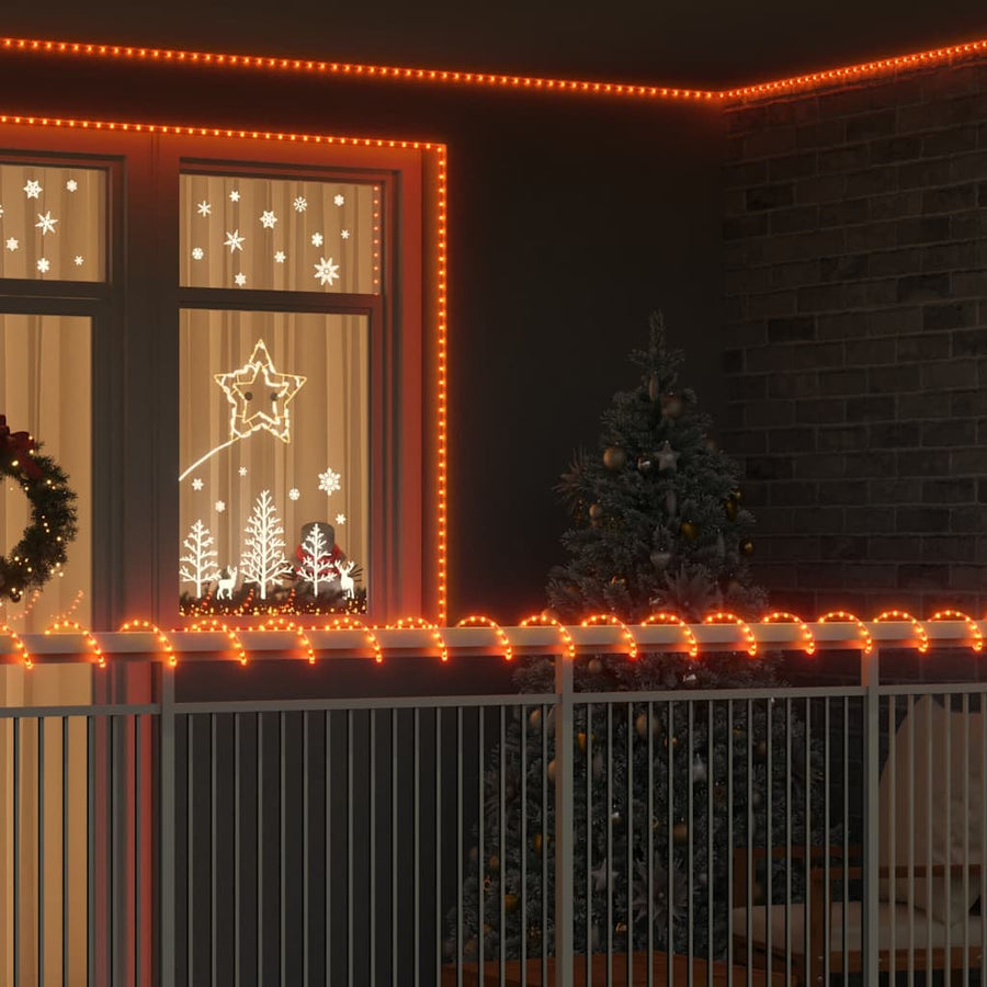 Touwenlicht met 2400 LED Warmwit 100 m PVC