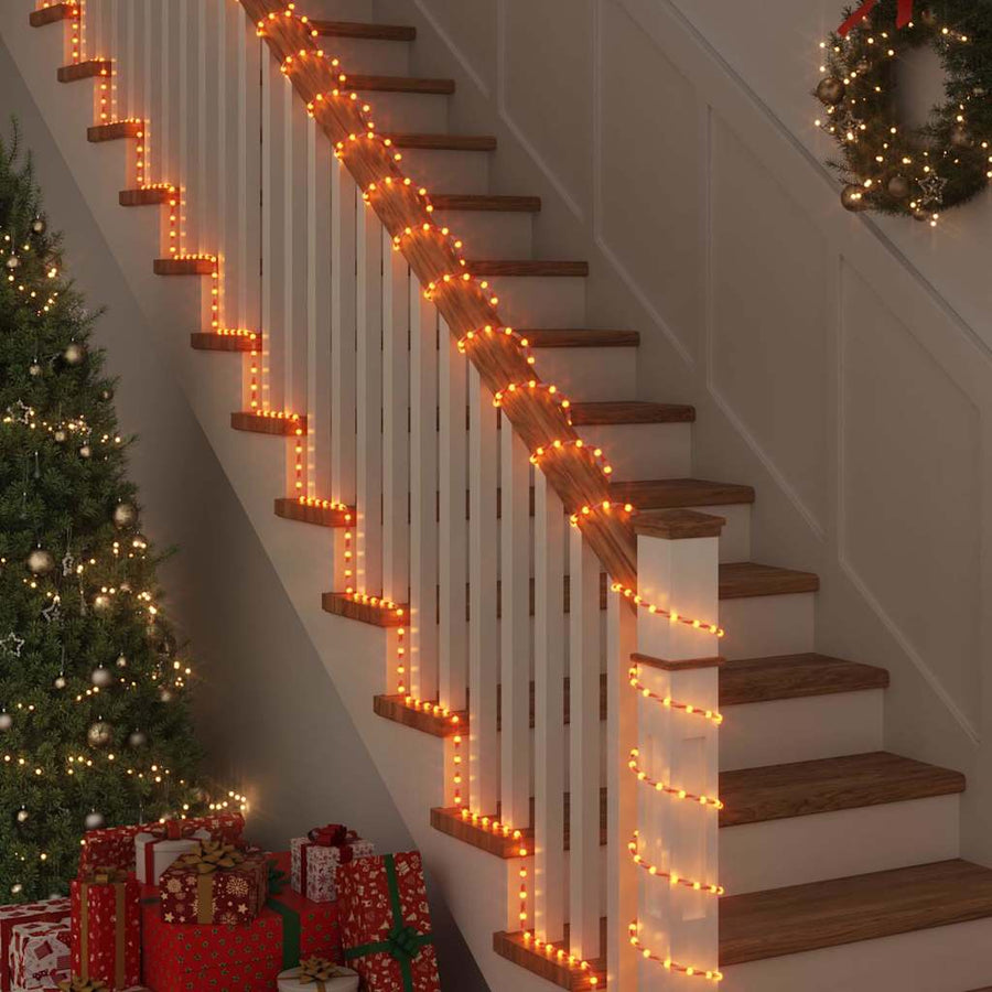 Touwenlicht met 2400 LED Warmwit 100 m PVC