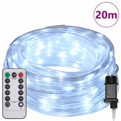 Touwenlicht met 480 LED Koud Wit 20 m PVC