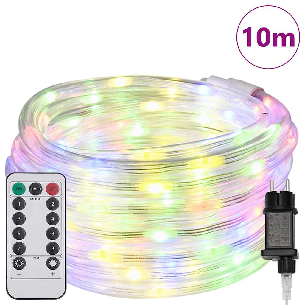 Touwenlicht met 240 LED Multikleur 10 m PVC