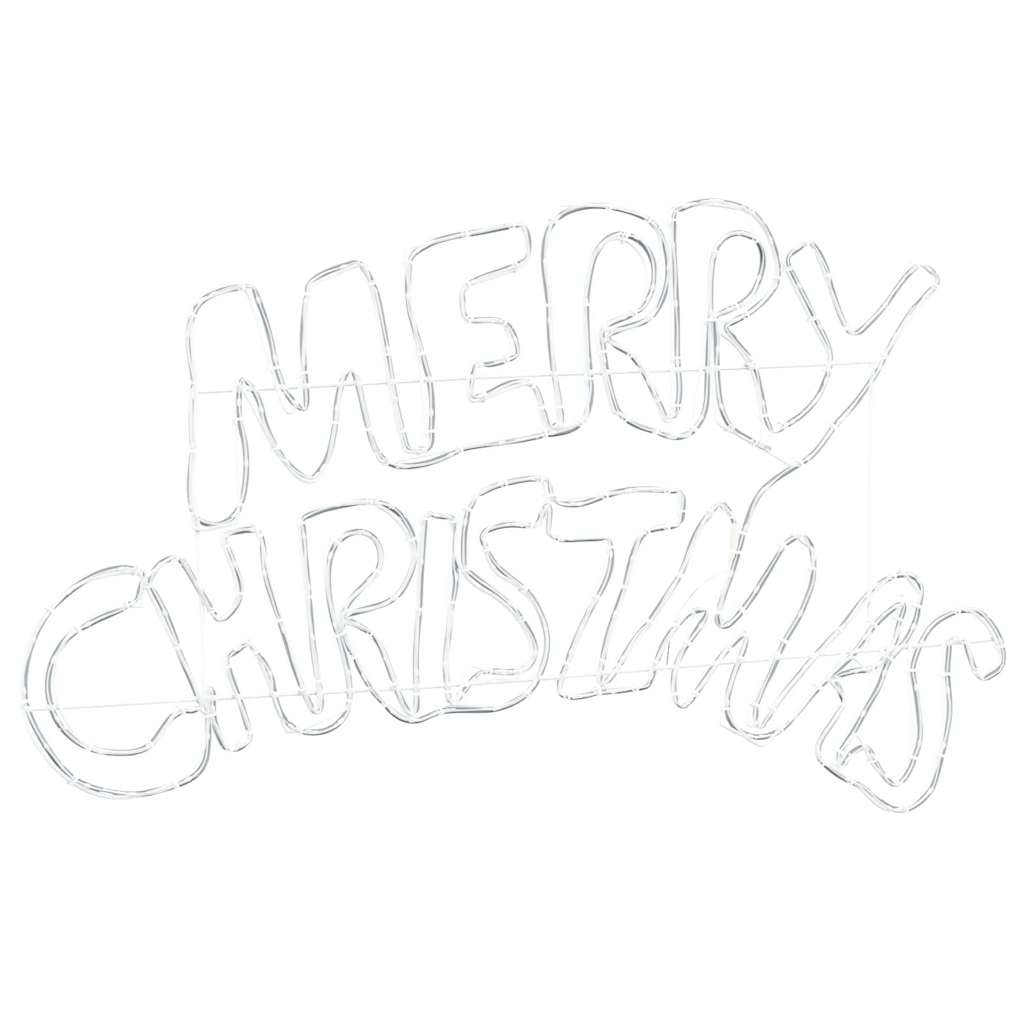 Kerstbord met 240 LED Multikleur 100 x 50 cm PVC