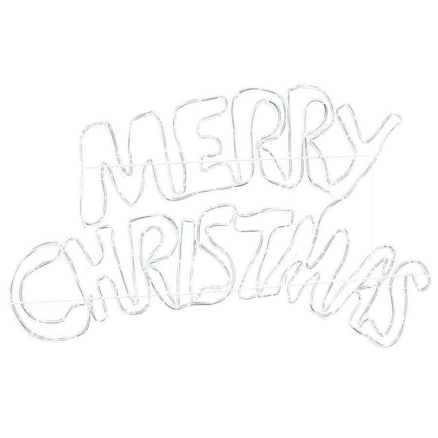 Kerstbord met 240 LED Multikleur 100 x 50 cm PVC