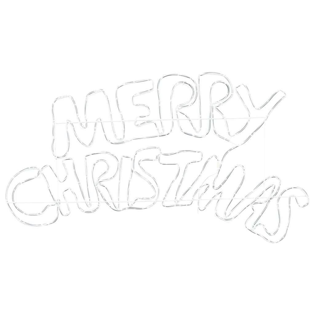 Kerstbord met 240 LED Multikleur 100 x 50 cm PVC