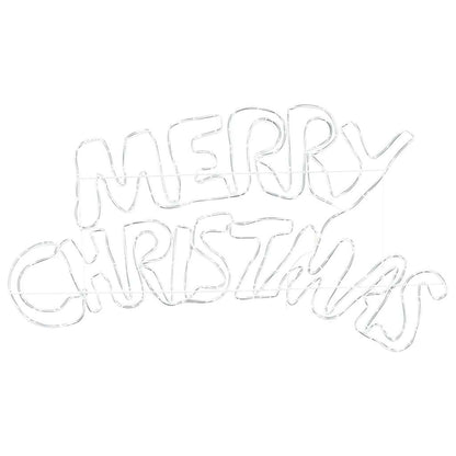 Kerstbord met 240 LED Multikleur 100 x 50 cm PVC