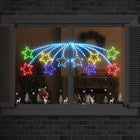 Kerstster 182x58 cm multikleur LED