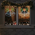 Kerstbel 144 LED multikleur 57x47,5 cm PVC