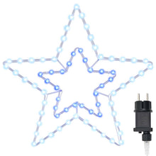 Kerstster met 72 LED Koud Wit 51.5 x 50 x 0.65 cm IJzer