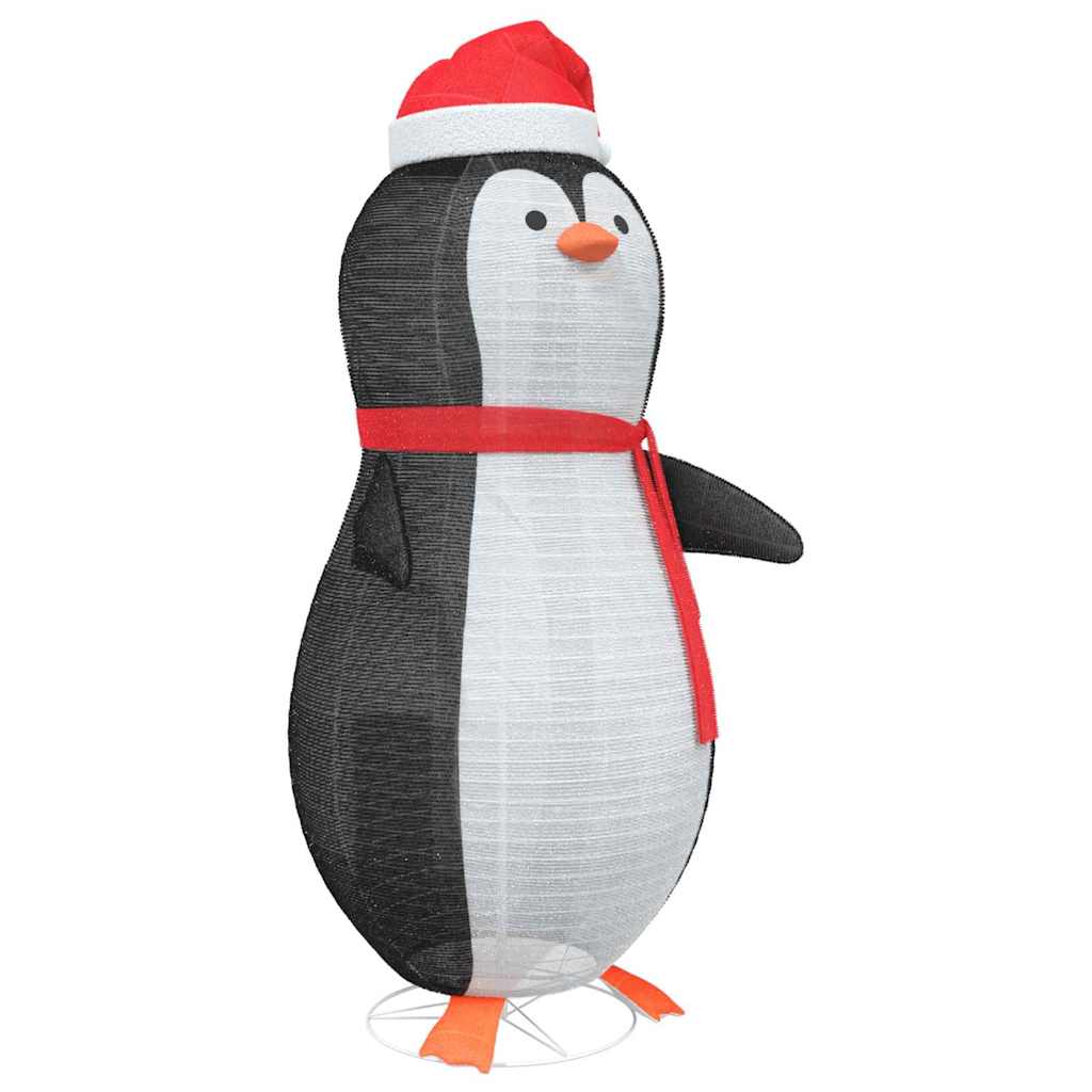 Sneeuw Pinguïn Figuur Warmwit 78 x 88 x 180 cm Stof