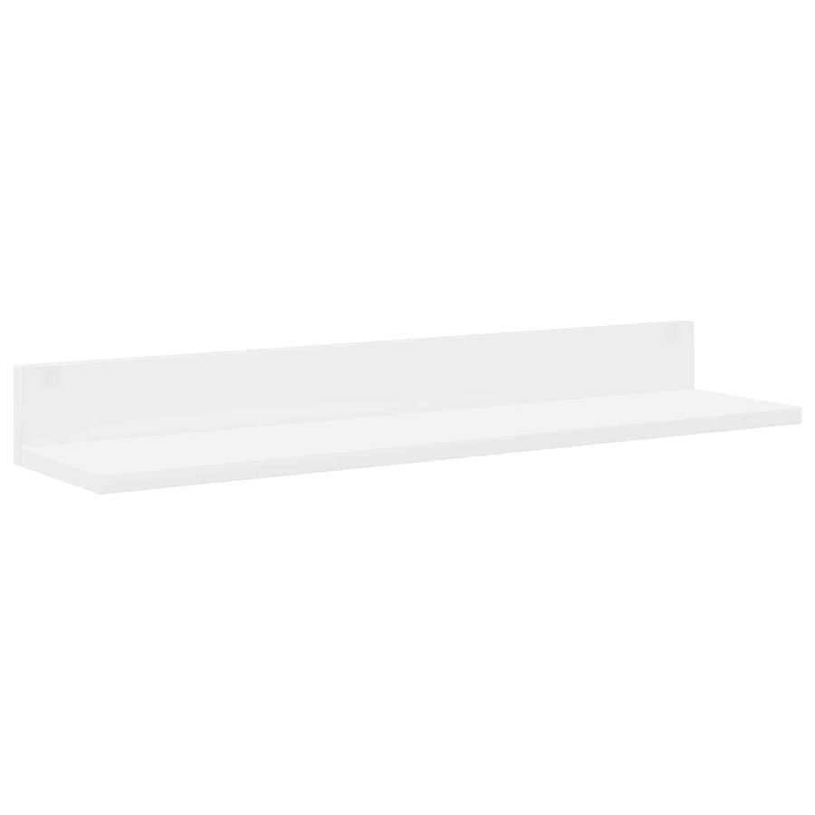 Tv-meubelset Wandgemonteerd 4 pcs Wit Bewerkt hout