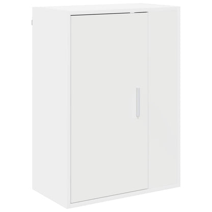 Tv-meubelset Wandgemonteerd 4 pcs Wit Bewerkt hout