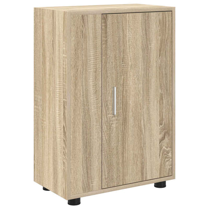 Tv-meubelset Wandgemonteerd 4 pcs Sonoma Eiken Bewerkt hout